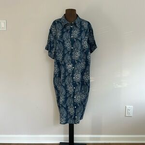 Lauren Ralph Lauren 100% Linen Dress size 22W